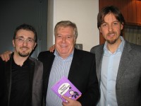 Lo Staff di Cognomix insieme a Claudio Lippi con il libro Piacere Felice Mastronzo